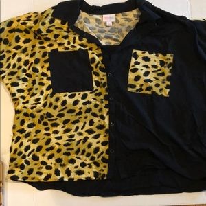 Leopard print LuLaRoe Amy